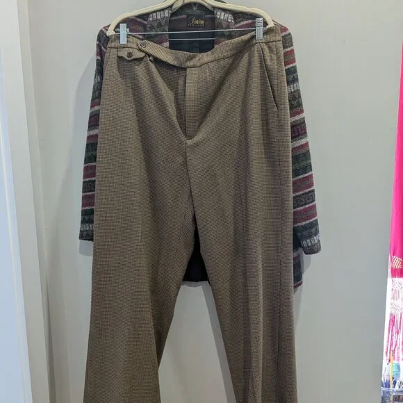 NWT Ralph Lauren Wide Leg Wool Trouser - Picture 2 of 5